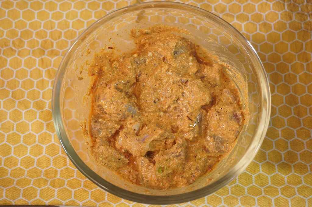 Marinate Mutton Boti