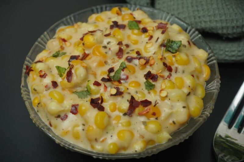 Creamy Cheesy Corn Recipe