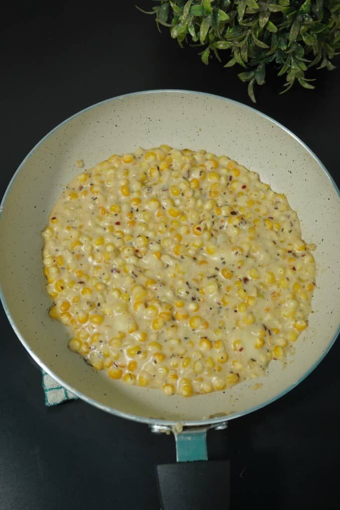 Creamy Cheesy Corn Recipe cooking
