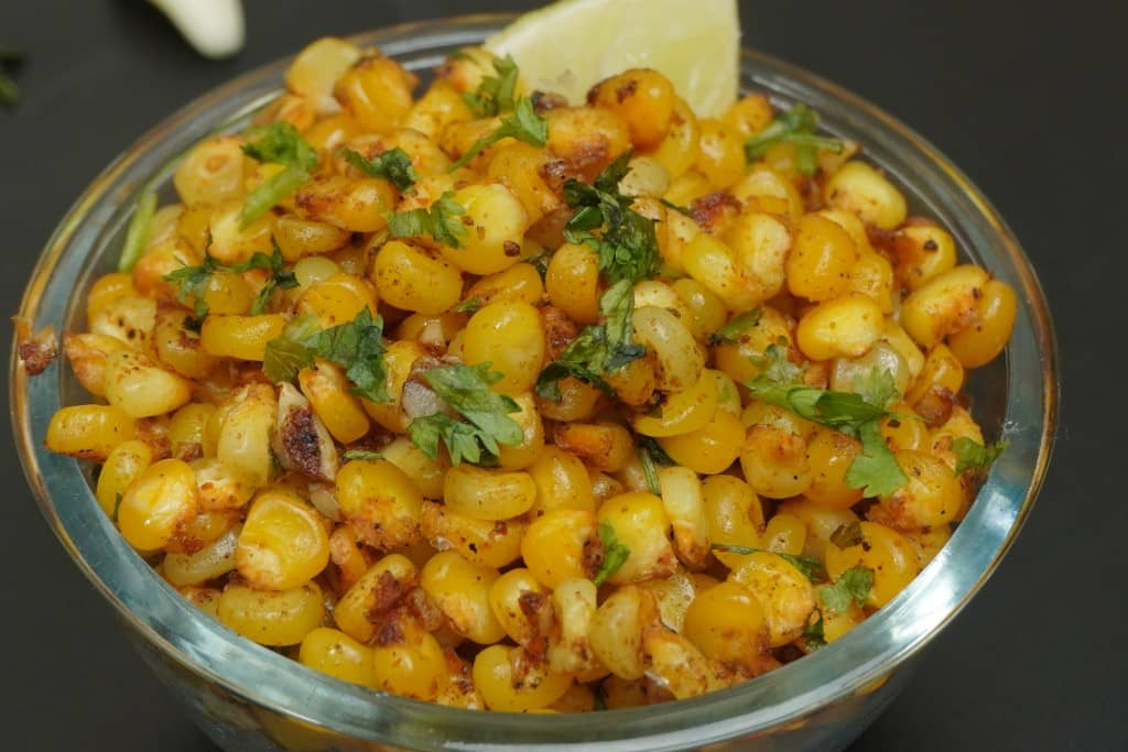 Garlic Butter Masala Corn recipe