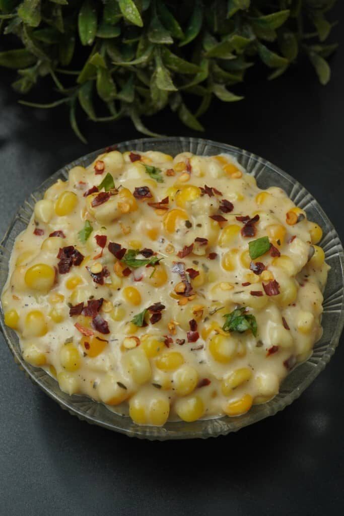 Korean Creamy Cheesy Corn Recipe