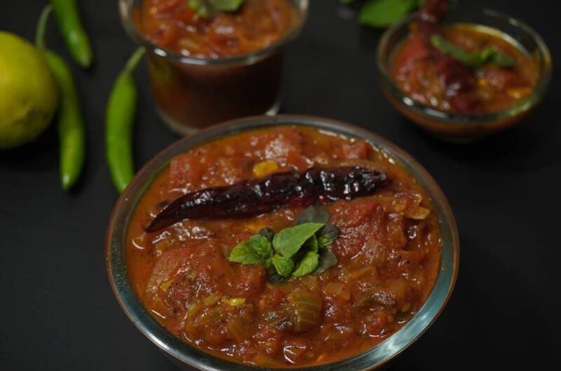 Spiced Tomato Mash Indian Flavor