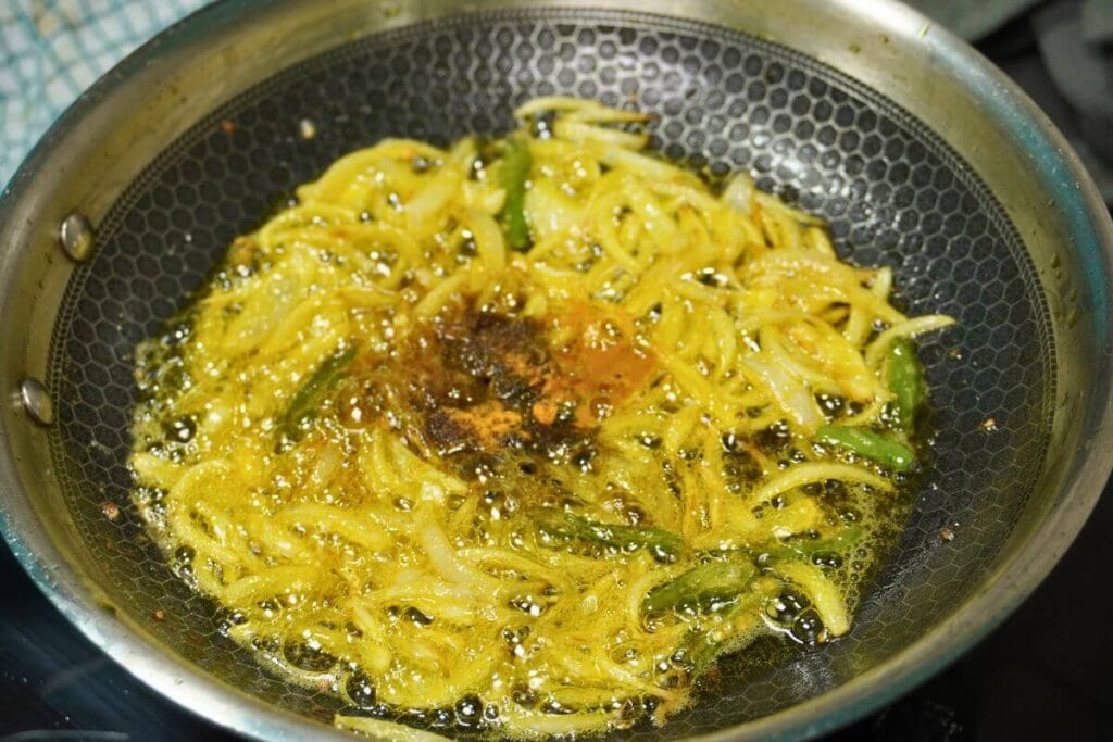 potato stir fry add spices