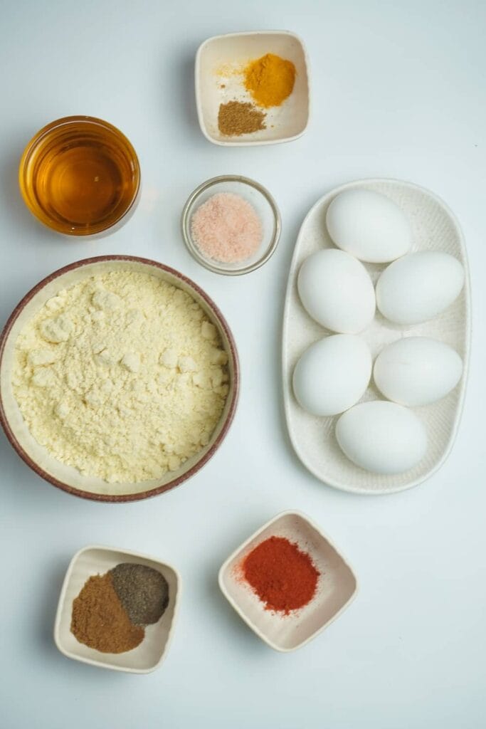 Ingredients for Crispy Egg Fritters