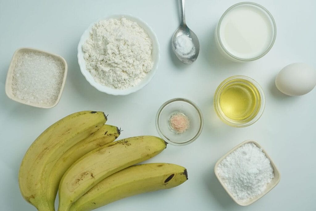 ingredients for Banana Fritter