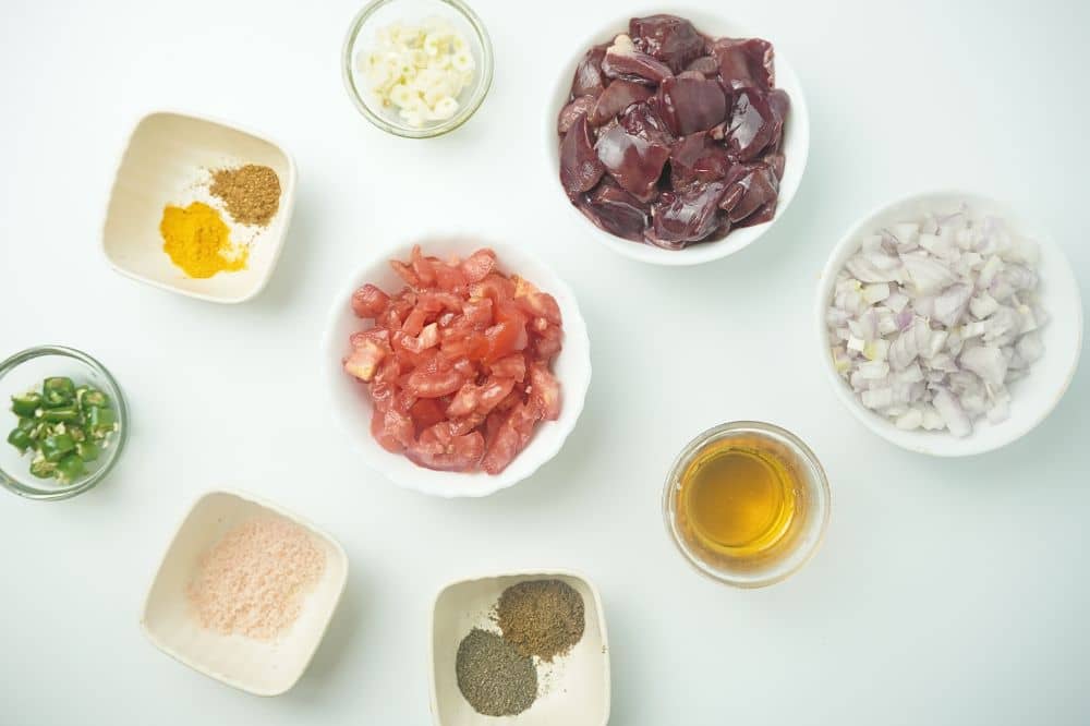 ingredients for chicken liver