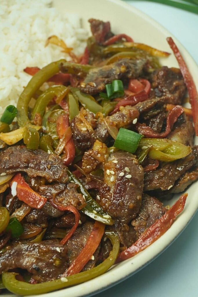 Beef Stir Fry serving