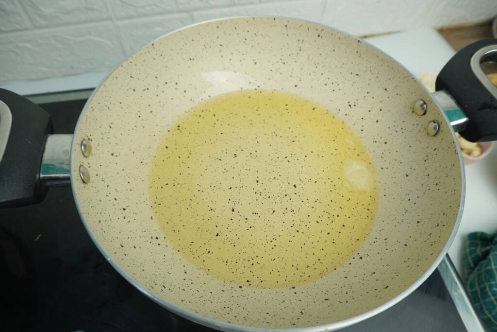 Ghee in pan