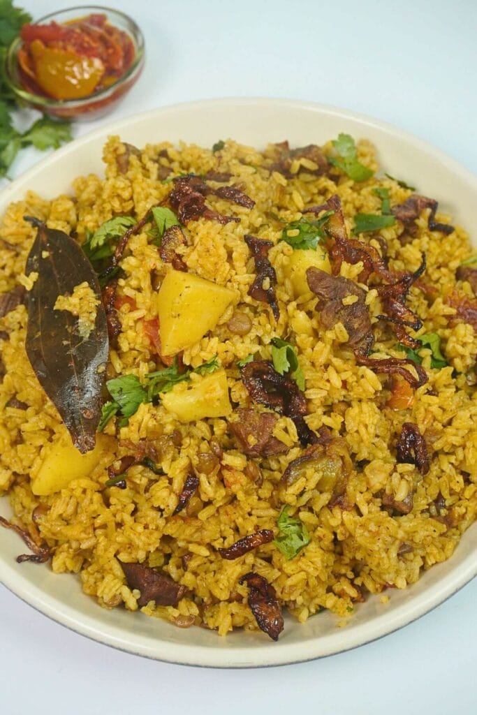 Lentil Rice With Beef Meal