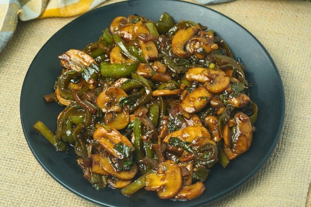 Mushroom Stir Fry With Soy Sauce