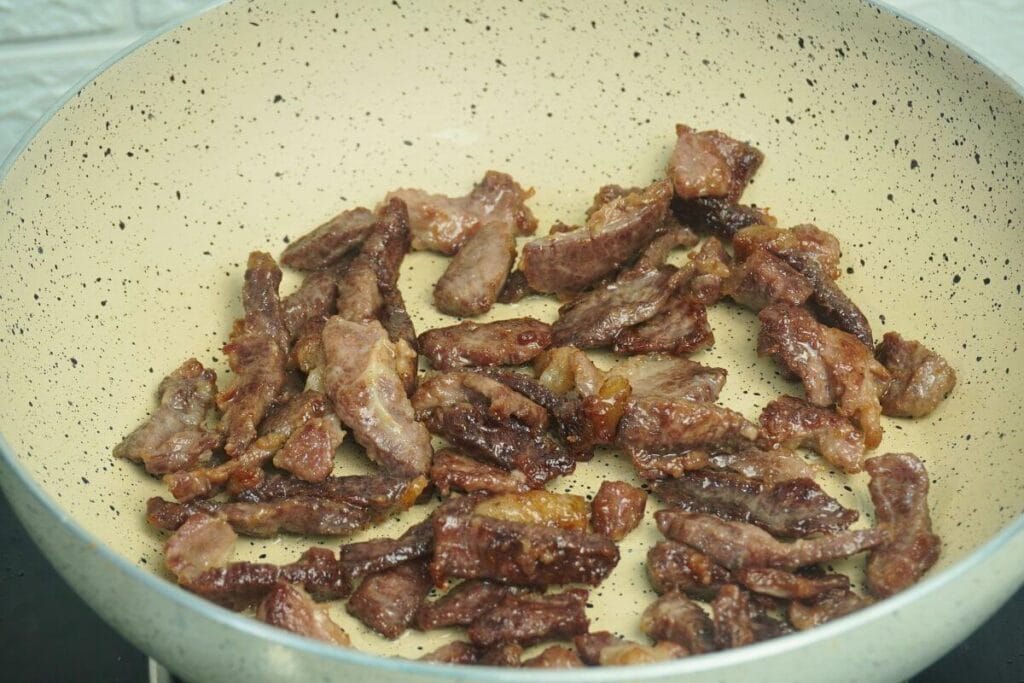 beef stiring