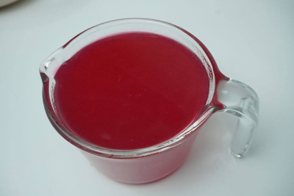 custard jelly a cup of jelly syrup