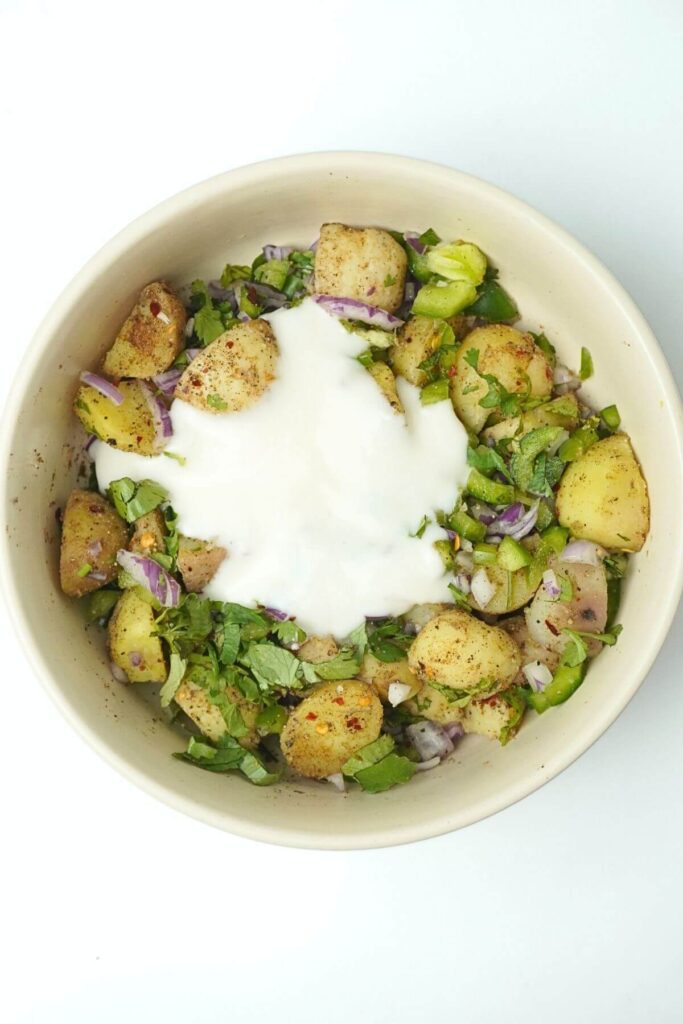 Potato Salad Recipe add salad dressing