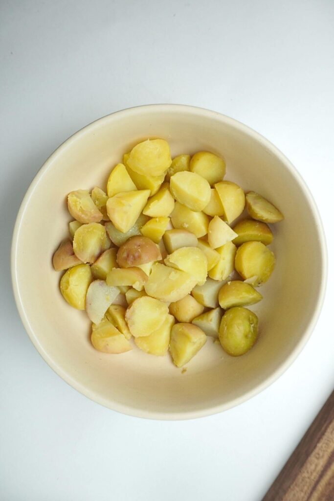 Potato Salad Recipe boilled potatoes