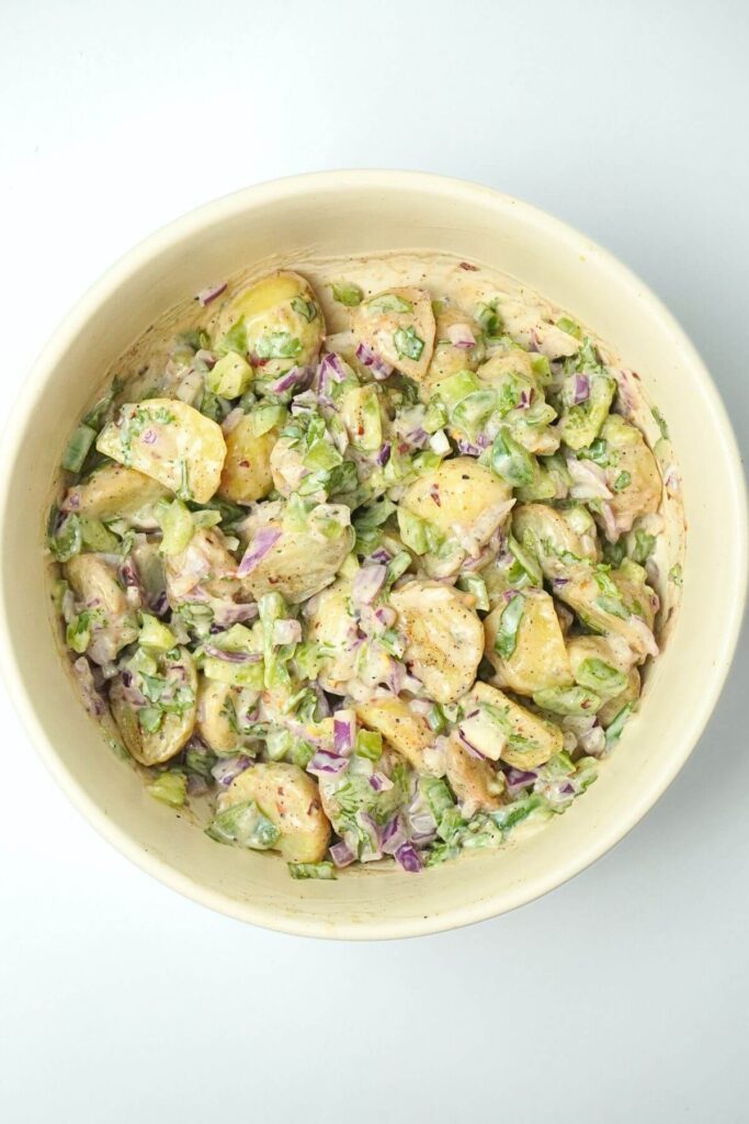 Potato Salad Recipe mix salad dressing