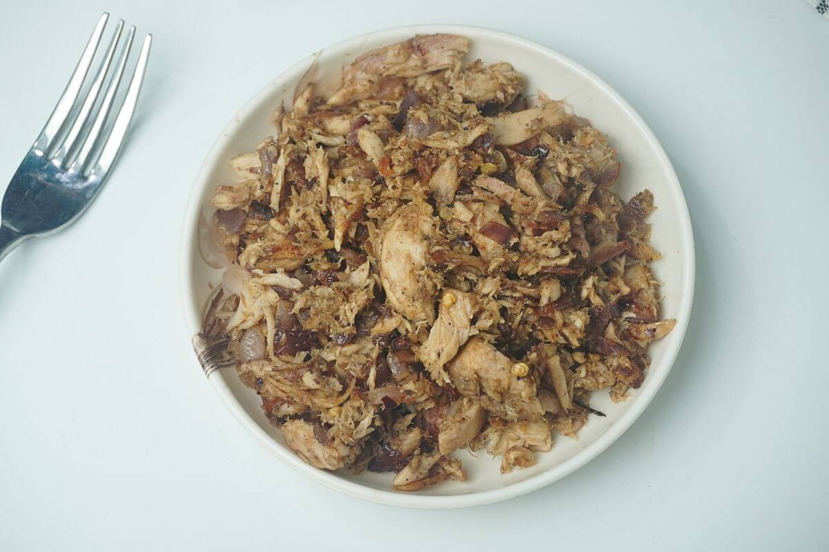 canned tuna stir fry ready to serve
