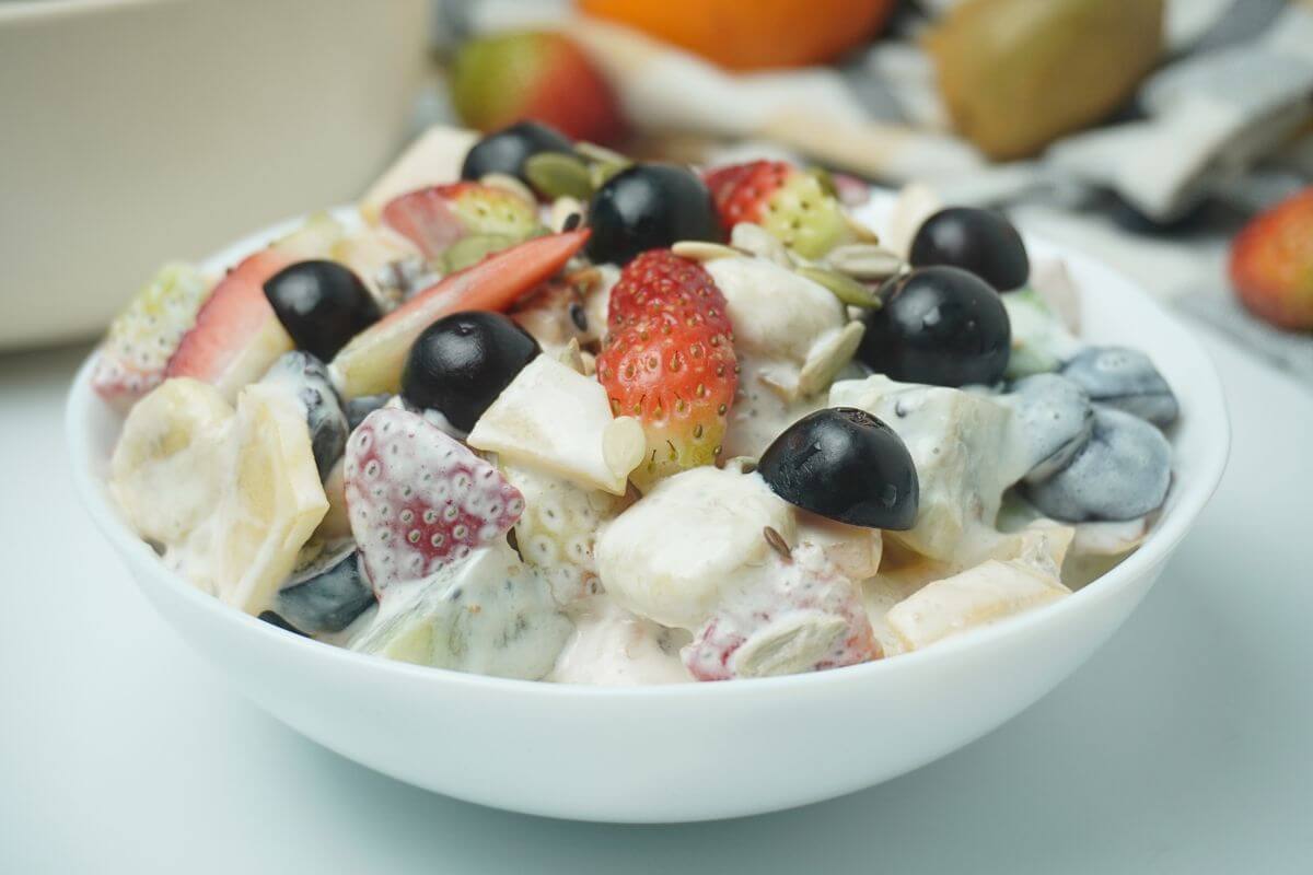 creamy fruit salad final dressing