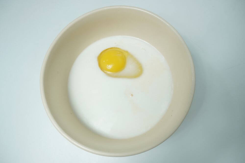 fluffy pancakes add egg