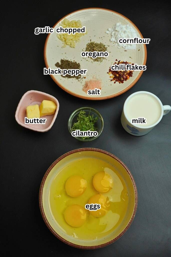 garlic butter eggs ingredients list