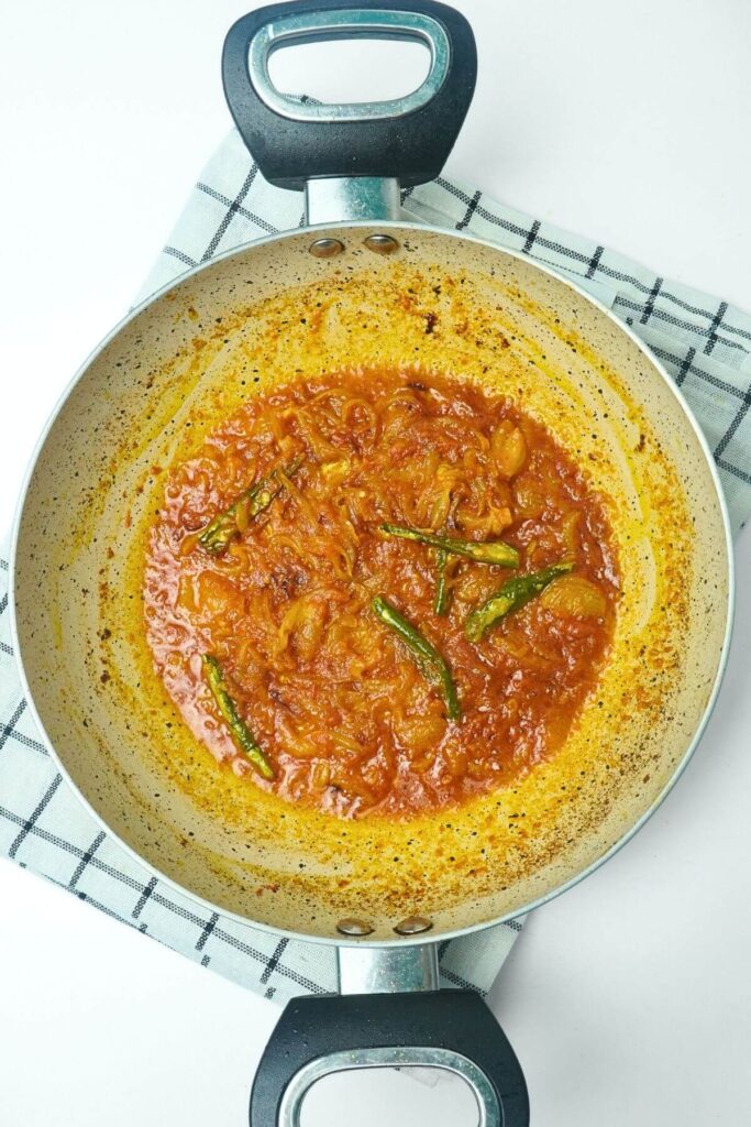 okra and potato stir fry stir tomato paste
