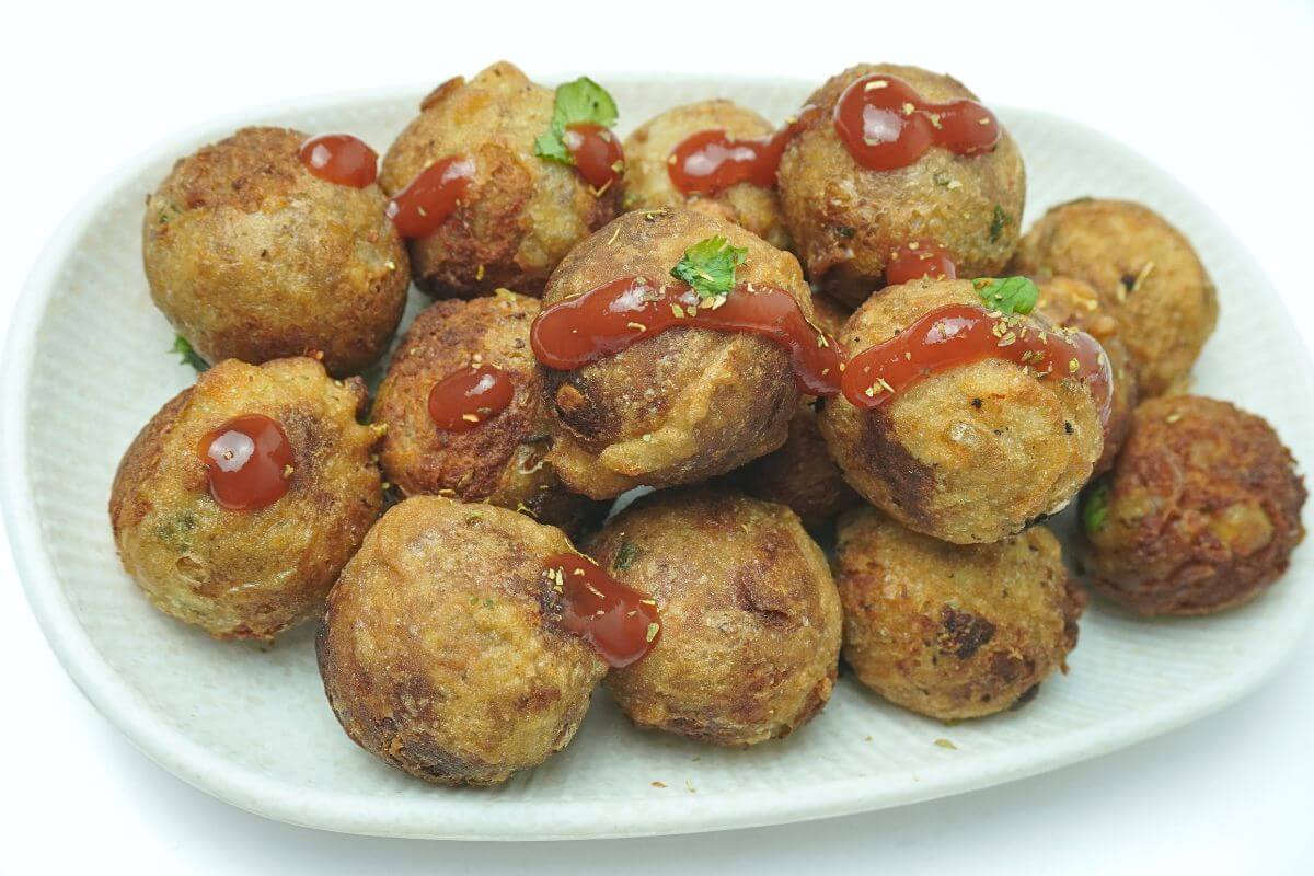fried banana balls