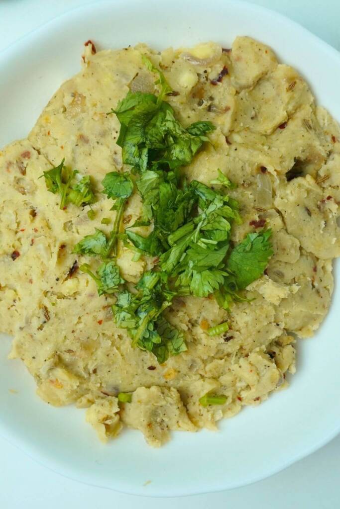 mashed green banana final shot