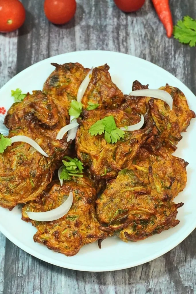 Air Fryer Besan Pakoda Recipe Piyaju