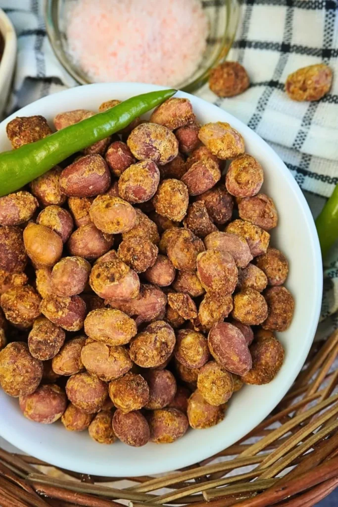 How To Make Crispy Masala Peanuts In Air Fryer