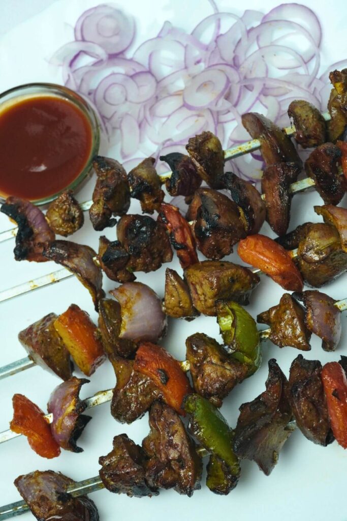 Kaleji BBQ Recipe ready