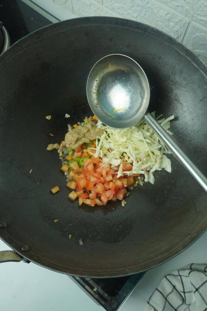easy veg fried rice recipe add veggies