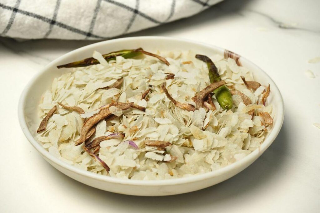 chuwda recipe in airfryer serving