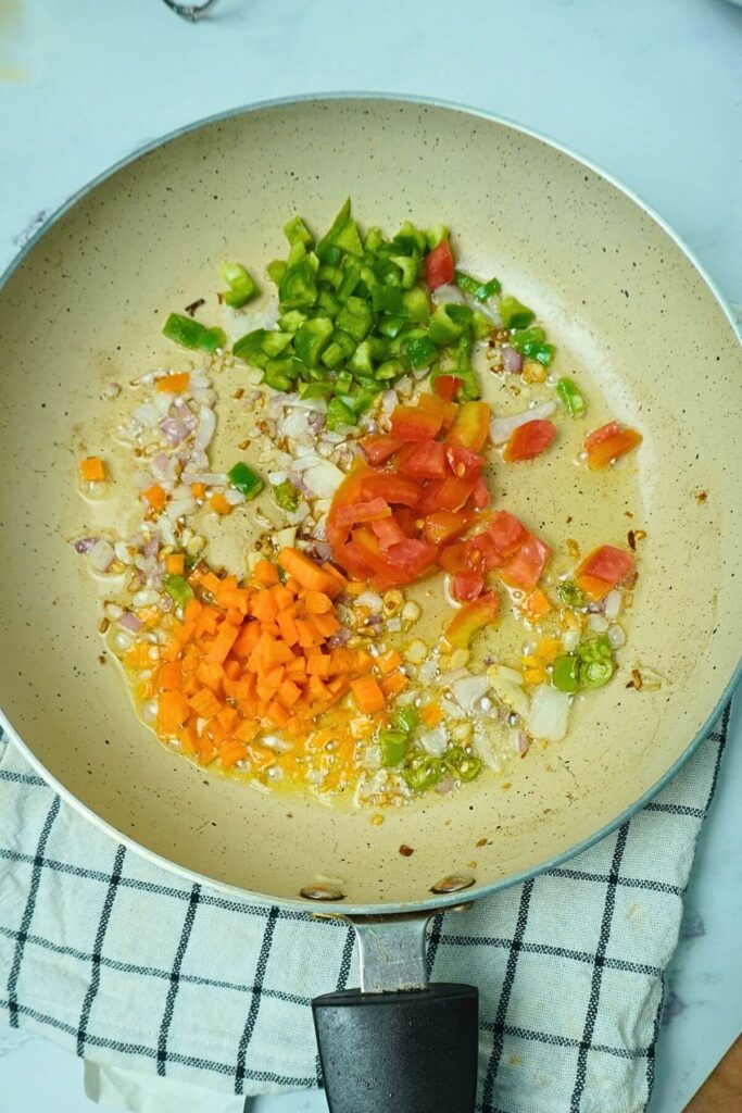 macaroni recipe add all veggies