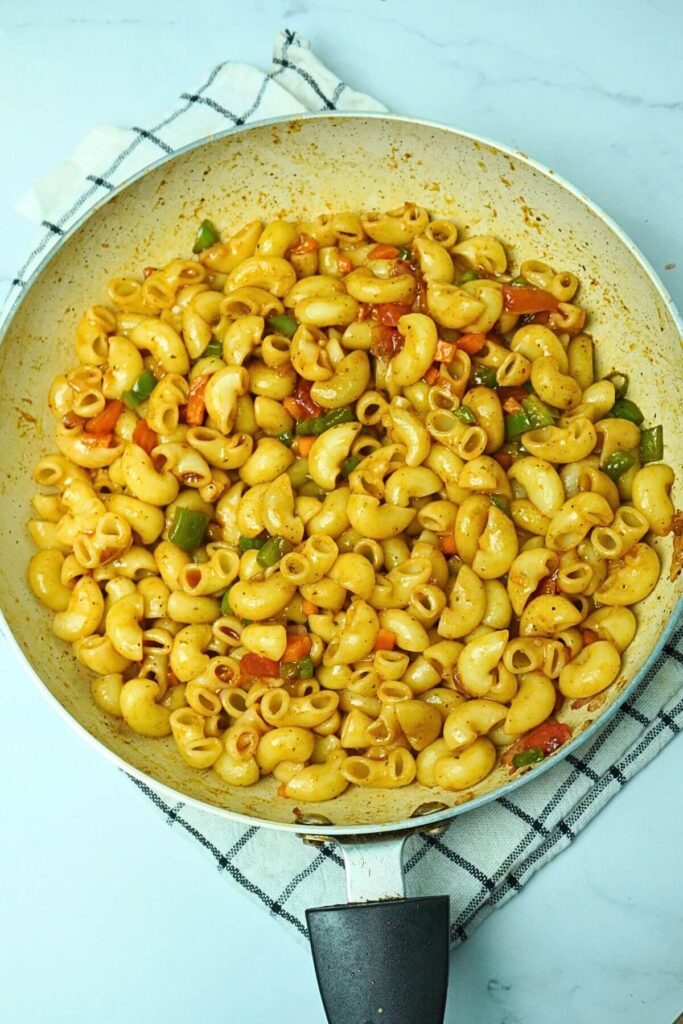 macaroni recipe final cooked