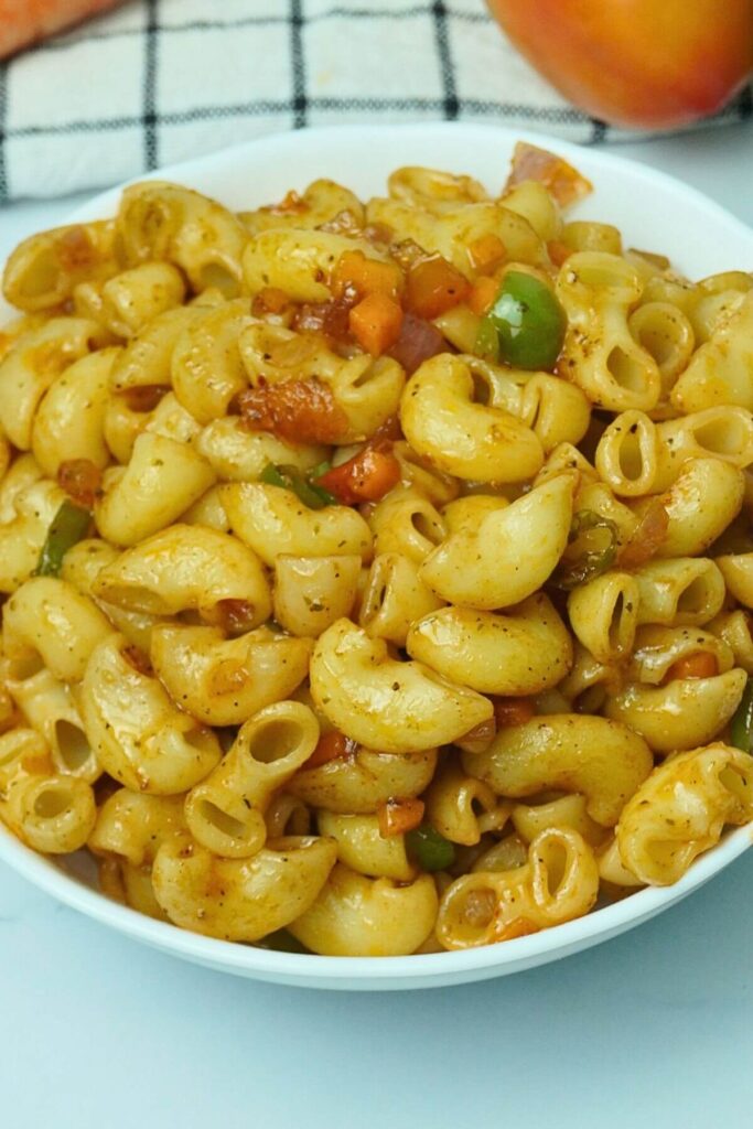 macaroni recipe serving