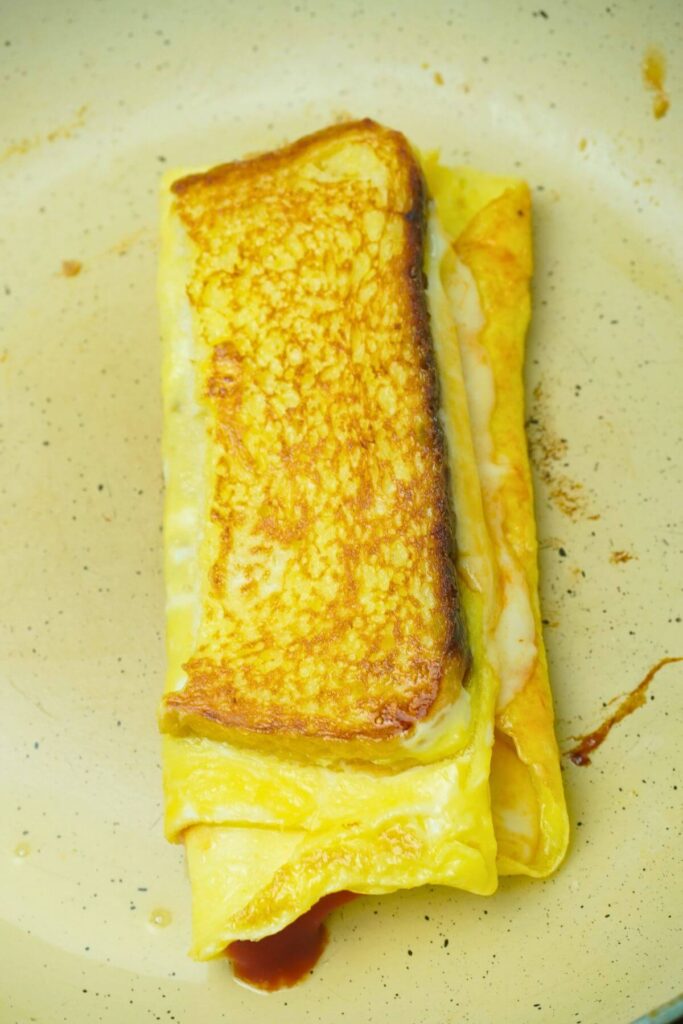 one pan bread toast recipe fold bread toast