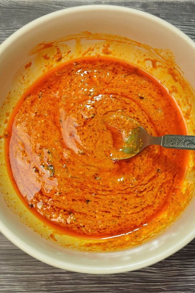 chicken tikka mix well