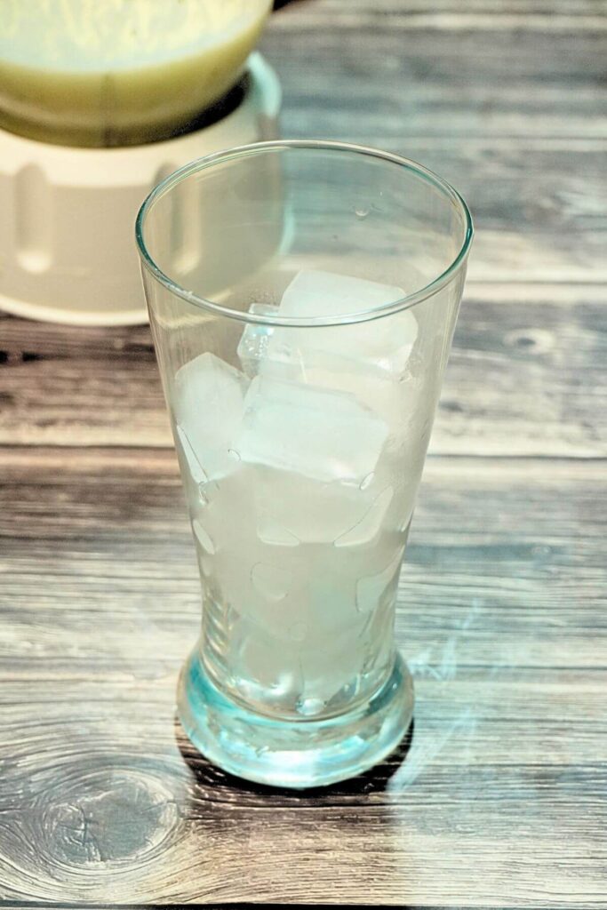 pineapple mojito add ice cubes
