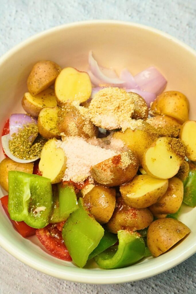 potatoes sekwere add spices