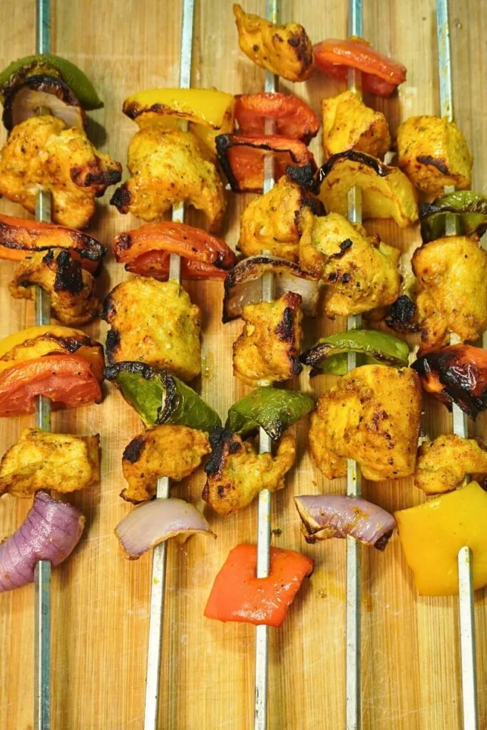 Charcoal Chicken Skewers