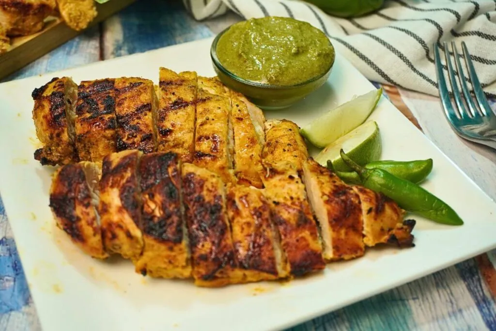 Charcoal Grilled Chicken Breast