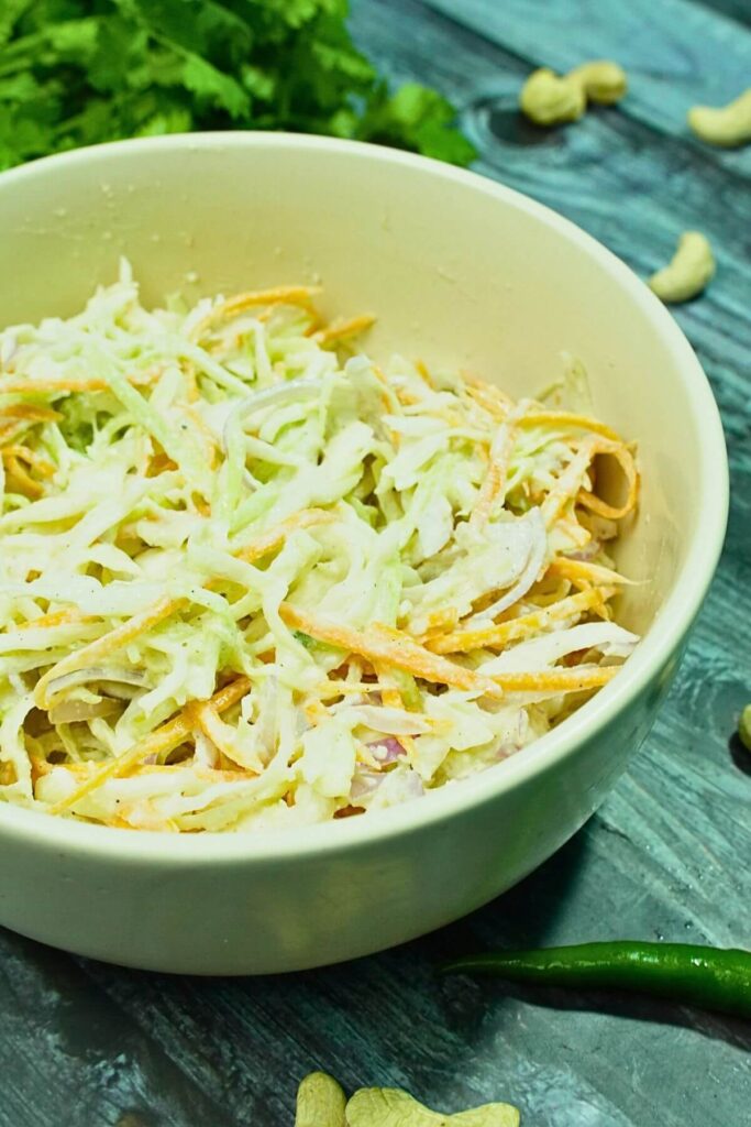 Coleslaw Salad serving