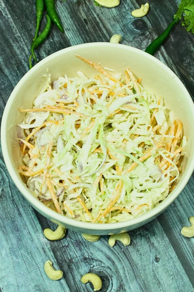 Coleslaw Salad final look