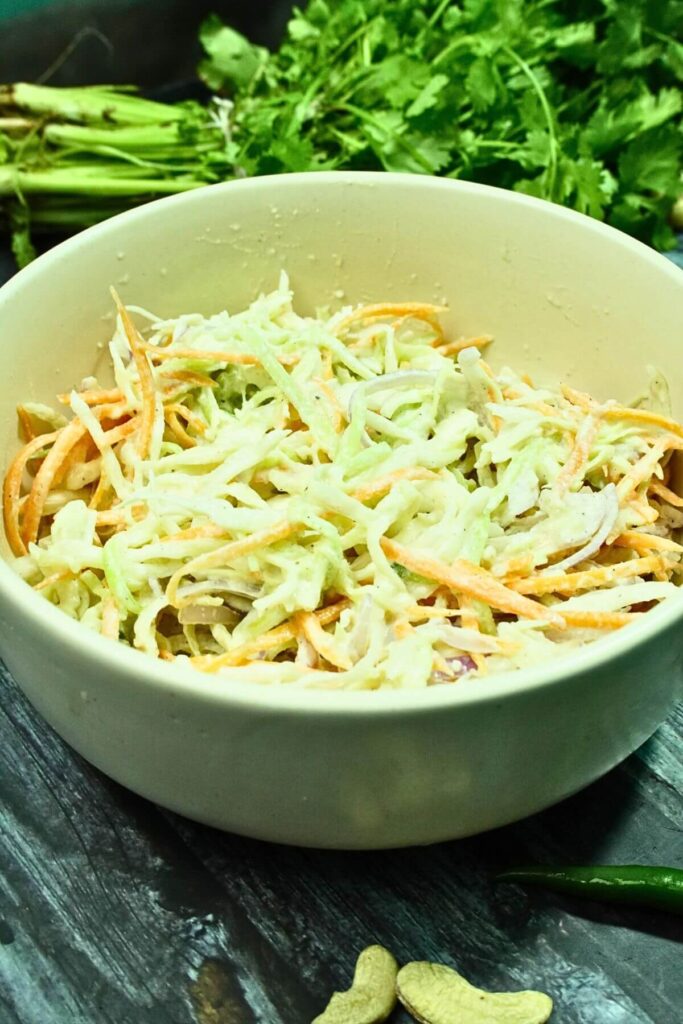 Coleslaw Salad mix well
