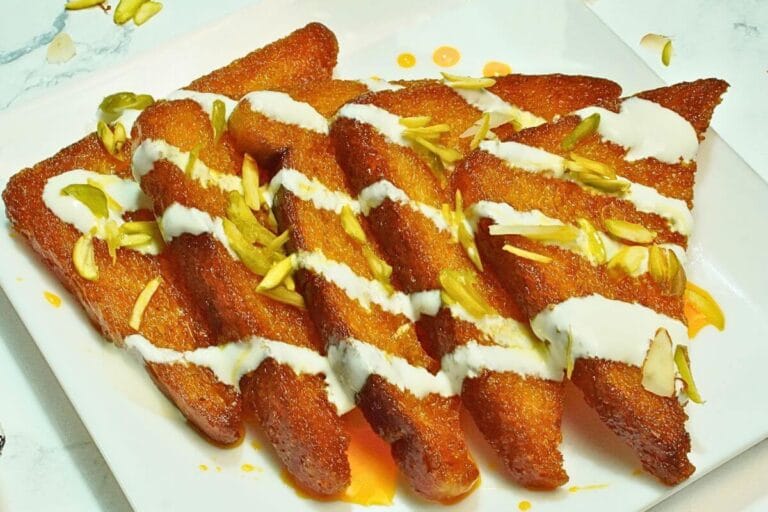 Shahi Tukda Recipe Without Milk Shahi Tukda Recipe Without Milk feature image