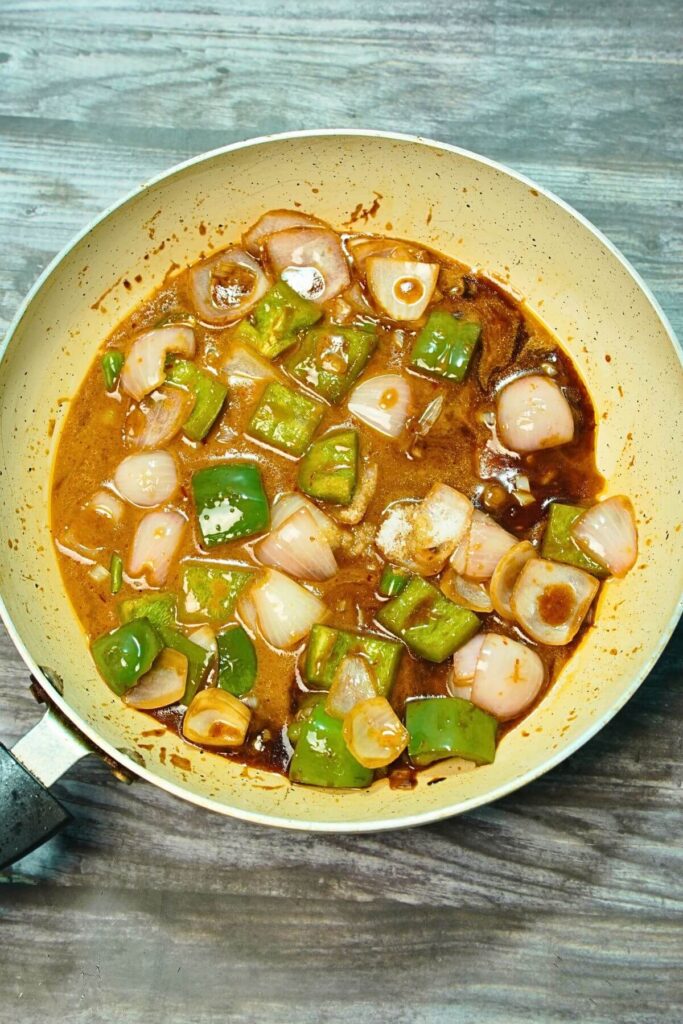 chilly soya add slury