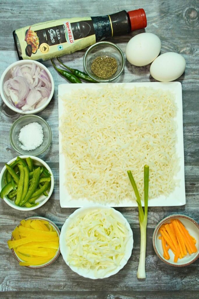 egg rice fry ingredients