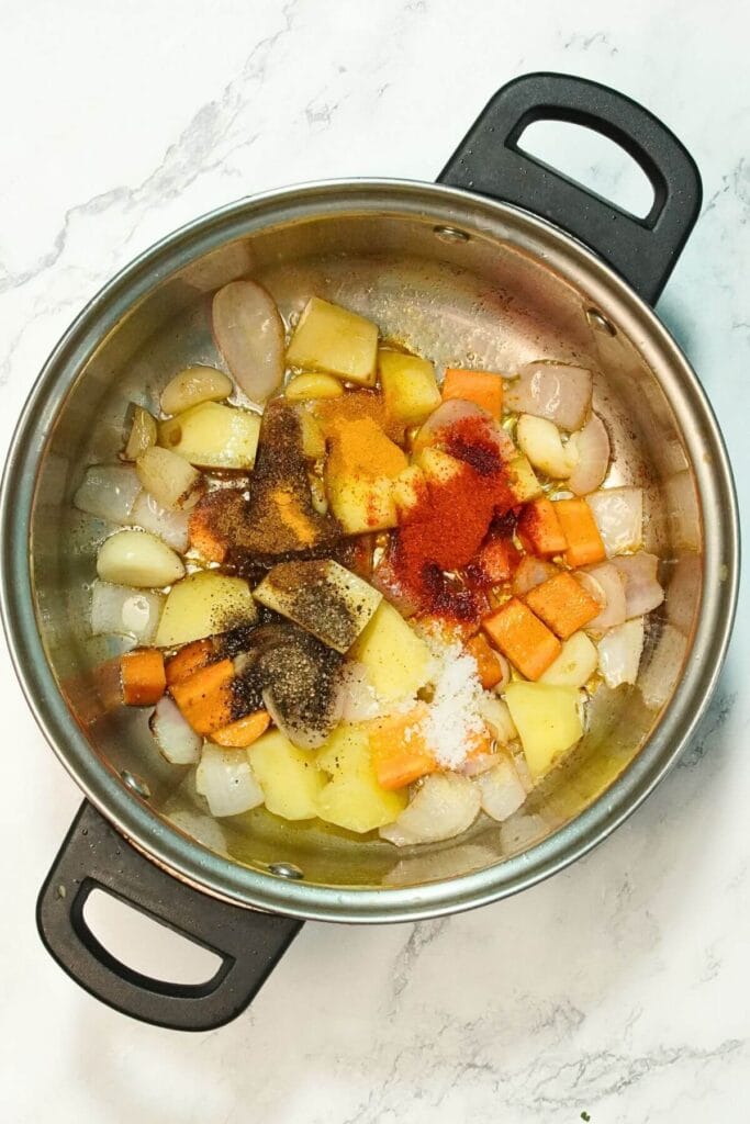 lentile soup add spices