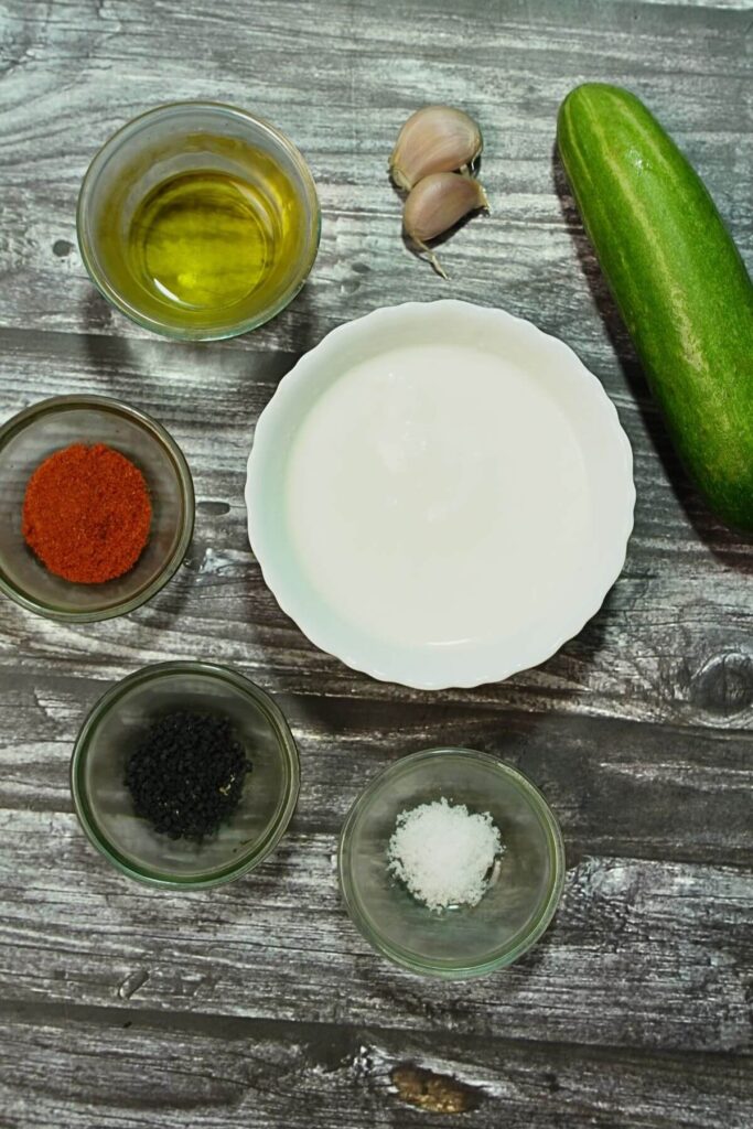 summer cucumber salad ingredients