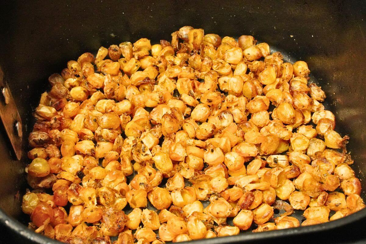 Air Fryer Spicy Corn Recipe feature image