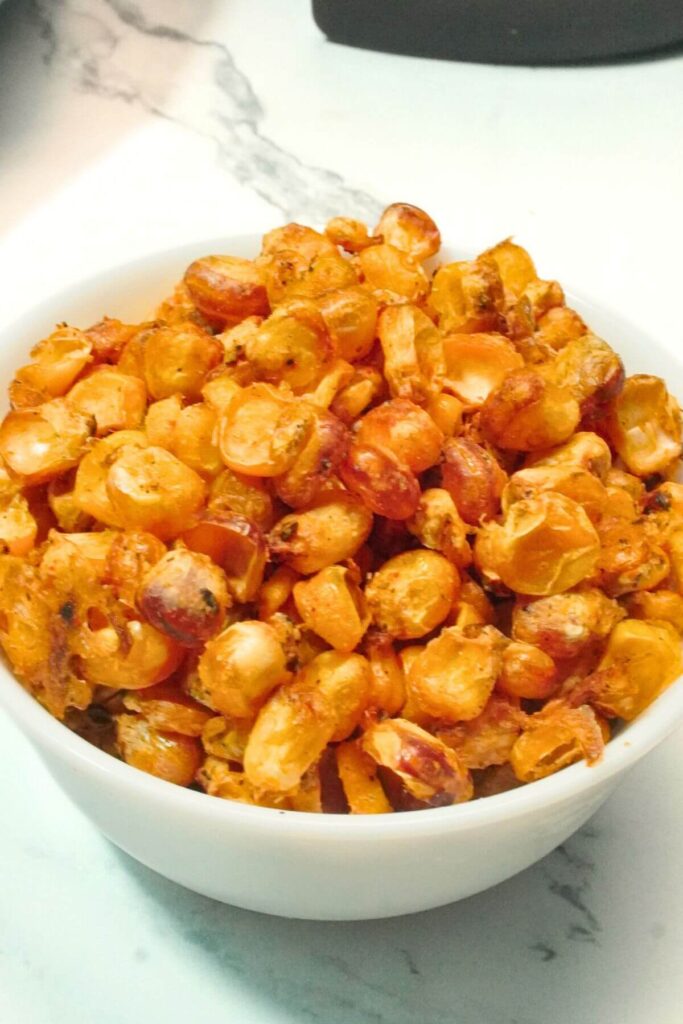 Air Fryer Spicy Corn Recipe serving